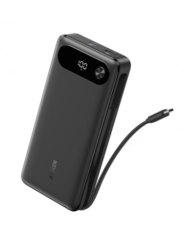 POWERBANK ANKER 20000 MAH 87W CON CABLE USB-C INTEGRADO