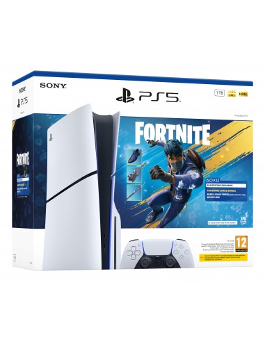 CONSOLA SONY PS5 SLIM CHASSIS E CON LECTOR 1TB FORNITE COBALT STAR