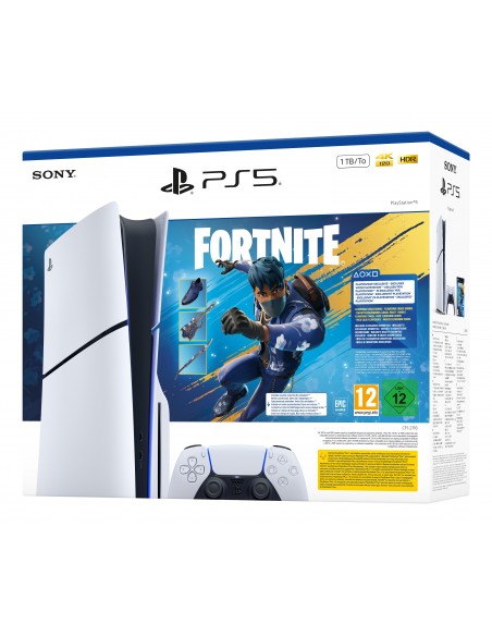 CONSOLA SONY PS5 SLIM CHASSIS E CON LECTOR 1TB FORNITE COBALT STAR