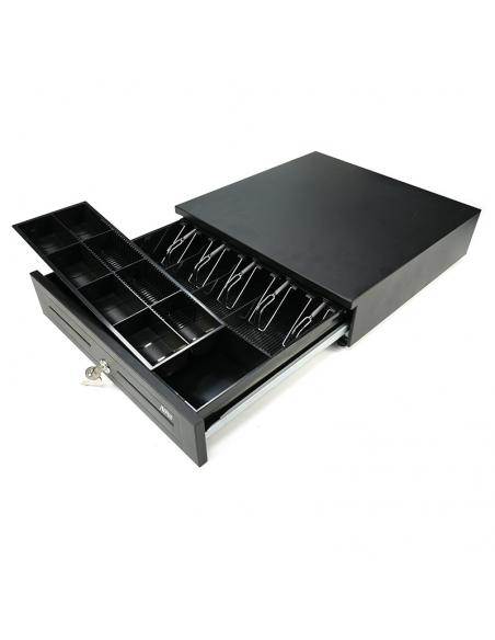 CAJON PORTAMONEDAS AVPOS U295 41CM ACERO BANDEJA EXTRAIBLE AVP-CASH-U285