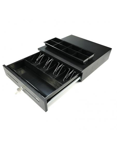 CAJON PORTAMONEDAS AVPOS U295 41CM ACERO BANDEJA EXTRAIBLE AVP-CASH-U285