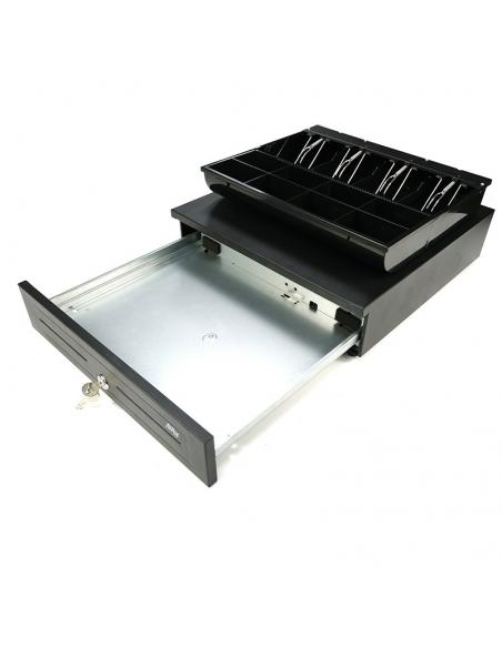 CAJON PORTAMONEDAS AVPOS U295 41CM ACERO BANDEJA EXTRAIBLE AVP-CASH-U285