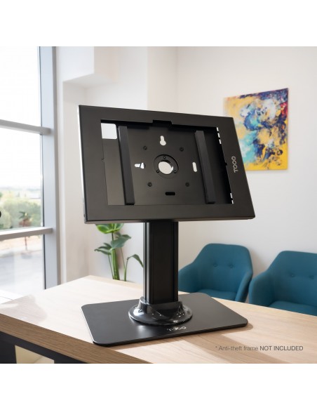 SOPORTE MESA PEANA GIR INCL MONITOR 3KG ORG.CABLES NEGRO TOOQ TQATC2601-B