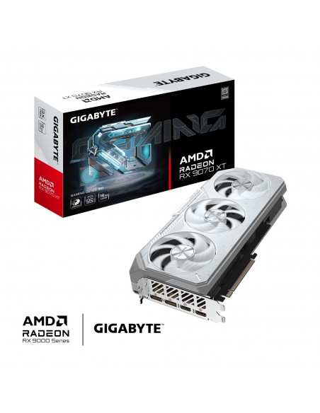 TARJETA GRAFICA GIGABYTE RADEON RX 9070 XT GAMING OC ICE 16GB