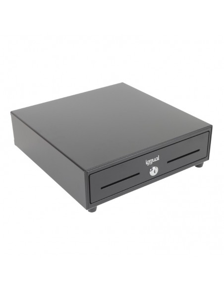 iggual Cajón Portamonedas IRON-XS 33cm 4+8 negro