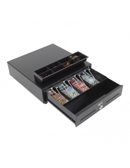 iggual Cajón Portamonedas IRON-XS 33cm 4+8 negro