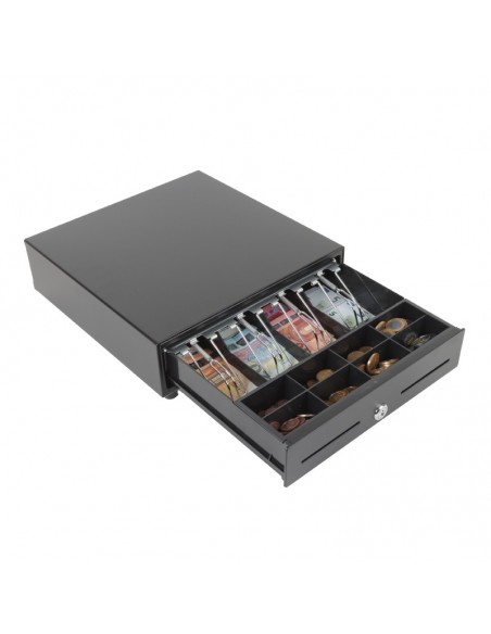 iggual Cajón Portamonedas IRON-XS 33cm 4+8 negro