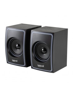 iggual Altavoces 2.0 10W mini-jack + USB Bluetooth