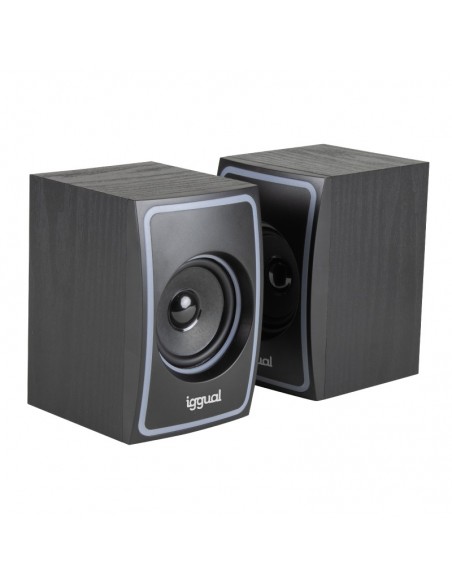iggual Altavoces 2.0 10W mini-jack + USB Bluetooth