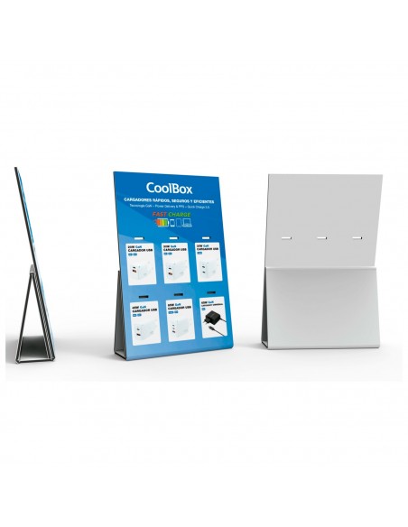 COOLBOX PACK 18 CARGADORES GAN2 + EXPOSITOR