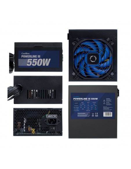 COOLBOX Fuente Alimentac. ATX POWERLINE III 550W