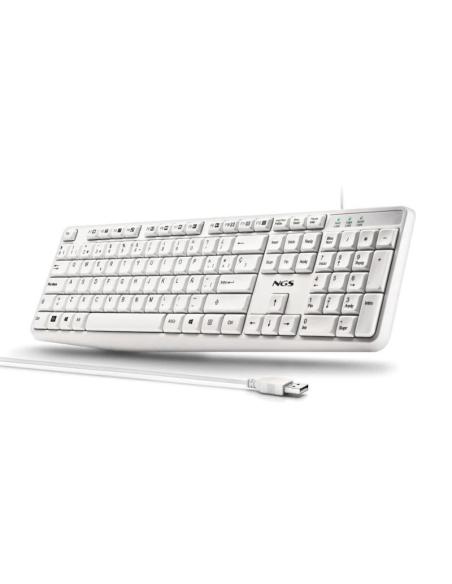 NGS Teclado USB-A 12 Teclas Multi Cable 1.5M