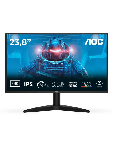 MONITOR 23.8 AOC 24B36X IPS FHD 1920X1080 144HZ HDMI NEGRO