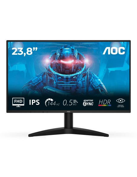 MONITOR 23.8 AOC 24B36X IPS FHD 1920X1080 144HZ HDMI NEGRO