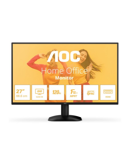 MONITOR 27 AOC Q27B35S3 IPS QHD 256X1440 120HZ HDMI DP NEGRO