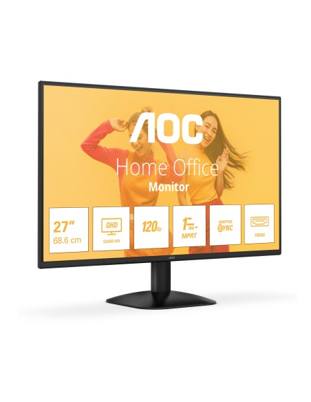 MONITOR 27 AOC Q27B35S3 IPS QHD 256X1440 120HZ HDMI DP NEGRO