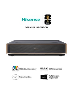 PROYECTOR LASER HISENSE PT1 4K UHD 2500 LUMENES HDR10+ SMART TV TIRO CORTO