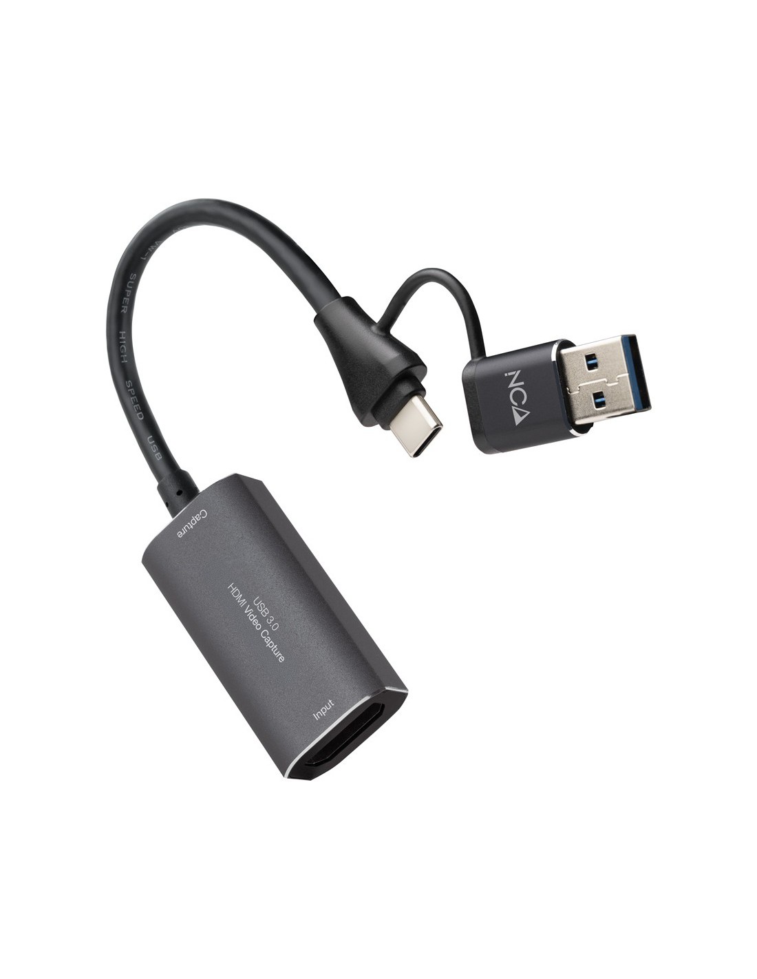 Nanocable Capturadora de video audio 4K 30HZ