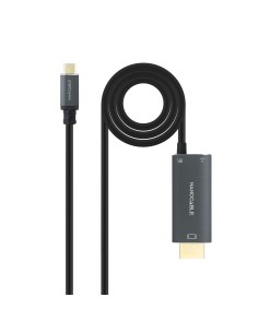 Nanocable Cable USB-C M-HDMI 2.1+USB-C H PD 1.8 M