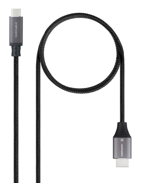 Nanocable Cable USB-C M -HDMI M 2.0 4K 60Hz 1.8M