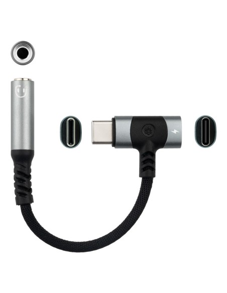 Nanocable Cable Adap. USB-C M-AUDIO3.5 H+USB H