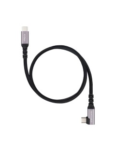 Nanocable Cable USB-C 3.2 GEN2 Acodado 100W 2 M