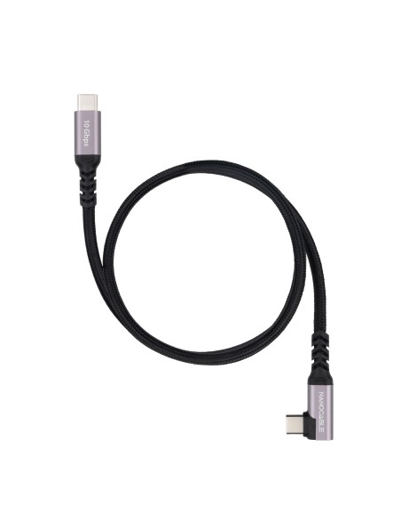 Nanocable Cable USB-C 3.2 GEN2 Acodado 100W 2 M
