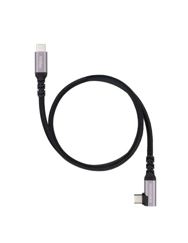 Nanocable Cable USB-C 3.2 GEN2 Acodado 100W 0.5 M