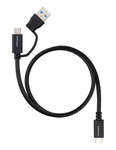 Nanocable Cable USB-C+USB-A USB-C 3.2 GEN2 3 M