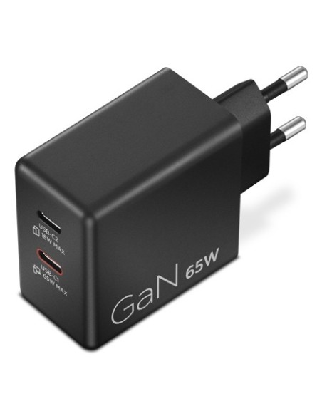 Lenovo Cargador Dual USB-C 65W Negro