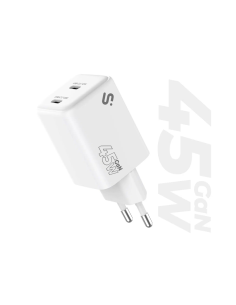 GAN 45W CHARGER USB C+C
