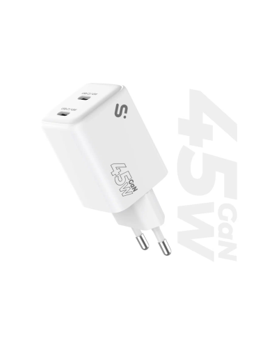 GAN 45W CHARGER USB C+C