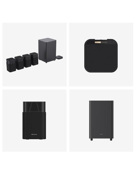 BARRA SONIDO HISENSE HT-SATURN 4.1.2 500W DOLBY ATMOS HDMI EARC BT 5.3