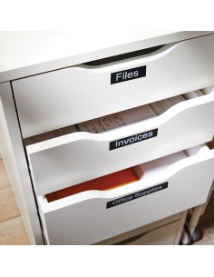 CINTA ROTULADORA AUTOADHESIVA DYMO D1 PARA ROTULADORAS LABEL MANAGER BLANCO SOBRE NEGRO S0720910