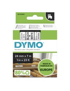 CINTA ROTULADORA AUTOADHESIVA DYMO D1 PARA ROTULADORAS LABEL MANAGER NEGRO SOBRE BLANCO S0720930