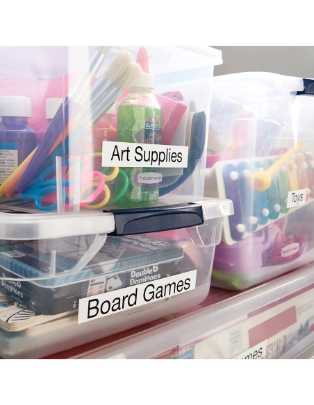 CINTA ROTULADORA AUTOADHESIVA DYMO D1 PARA ROTULADORAS LABEL MANAGER NEGRO SOBRE BLANCO S0720930