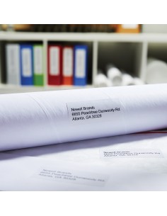 ETIQUETA DYMO LABEL WRITER PAPEL PARA DIRECCIONES 260 X2 ROLLOS BLANCAS DE 89X36MM S0722400