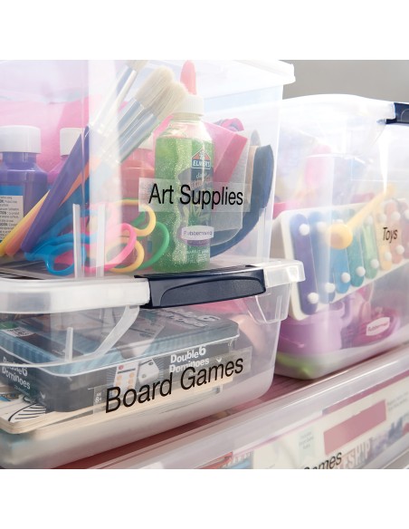 CINTA ROTULADORA AUTOADHESIVA DYMO 53710 D1 LABELMANAGER LABELPOINT NEGRO SOBRE TRANSPARENTE S0720920