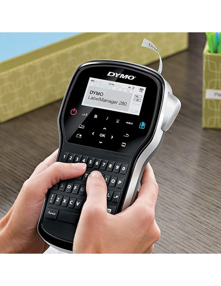 ROTULADORA ELECTRONICA DYMO LABEL MANAGER 280 CON TECLADO QWERTY S0968920