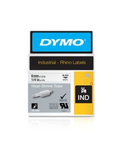 Cinta dymo RhinoPRO Heat shrink tubes para impresora de etiquetas D1 18051