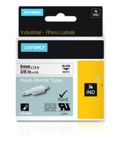 Cinta dymo RhinoPRO heat shrink tubes para impresora de etiquetas D1 18053