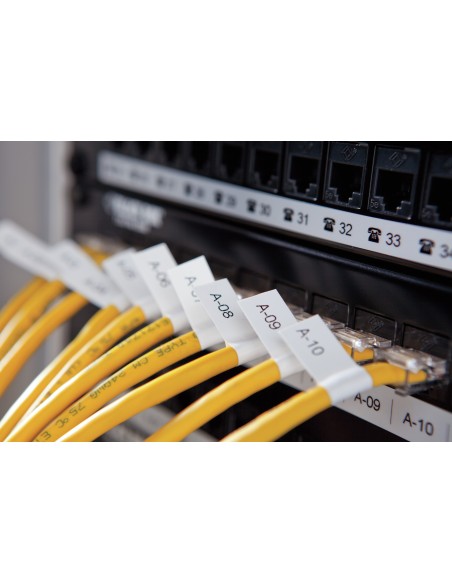 Cinta dymo 12mm RHINO coloured vinyl para impresora de etiquetas D1 18444