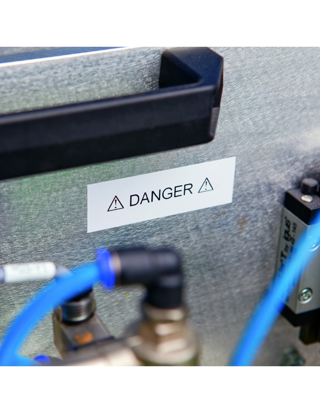 Cinta dymo nylon flexible ind negro sobre blanco multicolor 18489