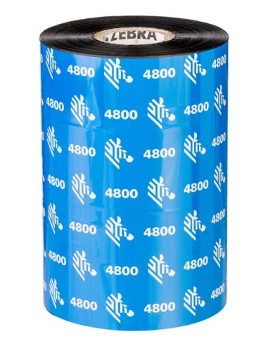 Zebra Resin 4800 4.33" x 110mm cinta para impresora