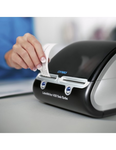 Dymo LabelWriter 450 twinturbo Impresora de etiquetas termica directa negro plata