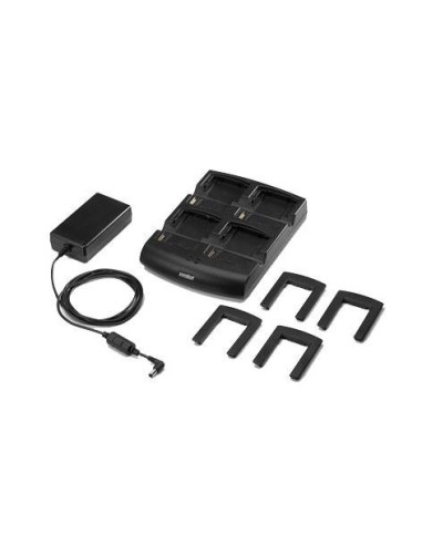 Zebra 4-Slot Cradle Kit Interior Negro