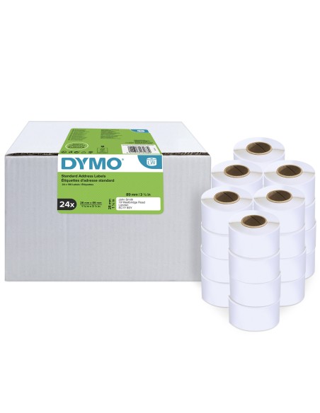 DYMO LW - Etiquetas estándar para direcciones - 28 x 89 mm Blanco