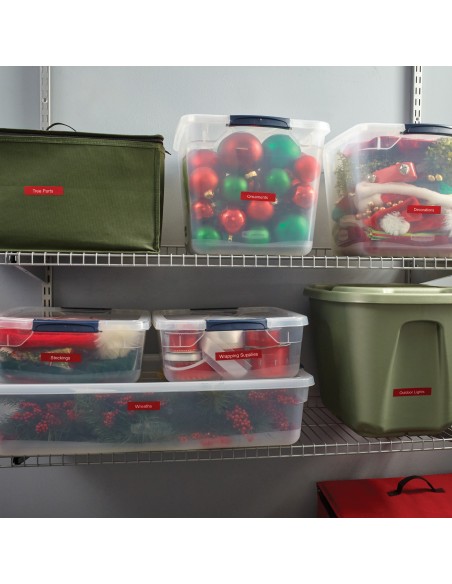 Dymo D1 Etiquetas durable blanco sobre rojo 12mm x 7m