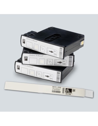 Zebra Z-Band Direct 200 pieza(s) Negro, Blanco