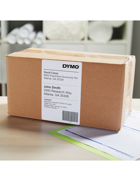 Dymo S0904980 LW Etiquetas de envio extragrandes 10.4 x 15.9mm blanco